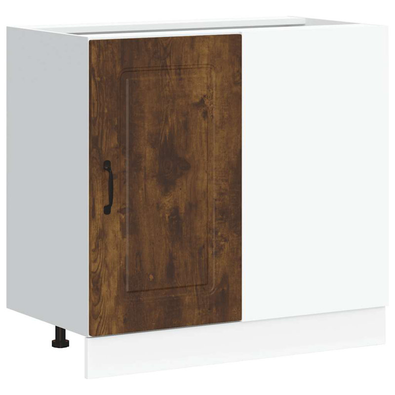 Kitchen Base Cabinet Kalmar Engineered Wood, Smoked Oak