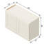 30" W x 18" H Soft White Shaker Ready-to-Assemble Wall Cabinet with Solid Wood Doors