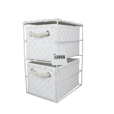 2 Drawer Storage Utility Cart