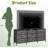 63 Inch TV Stand Dresser with 9 Fabric Drawers - Large Storage Chest for Bedroom Closet-983770751