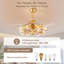 Ventilateurs de plafond en cristal doré 48 po avec lumières, lustre de luxe 12 lumières avec ventilateur pour le salon, fandelier Spoutnik moderne avec télécommande pour la chambre à coucher, ventilateur de plafond rétractable en laiton-1506202893