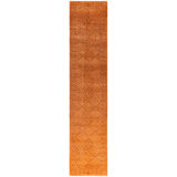 Overdyed One-of-a-Kind 2' 6" X 11' 9" Hand Knotted Area Rug