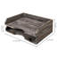 Cyrine Solid Wood 2 Tier Desktop Stackable Paper Tray