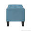 Banc de rangement avec repose-pieds et capitonnage-790531864