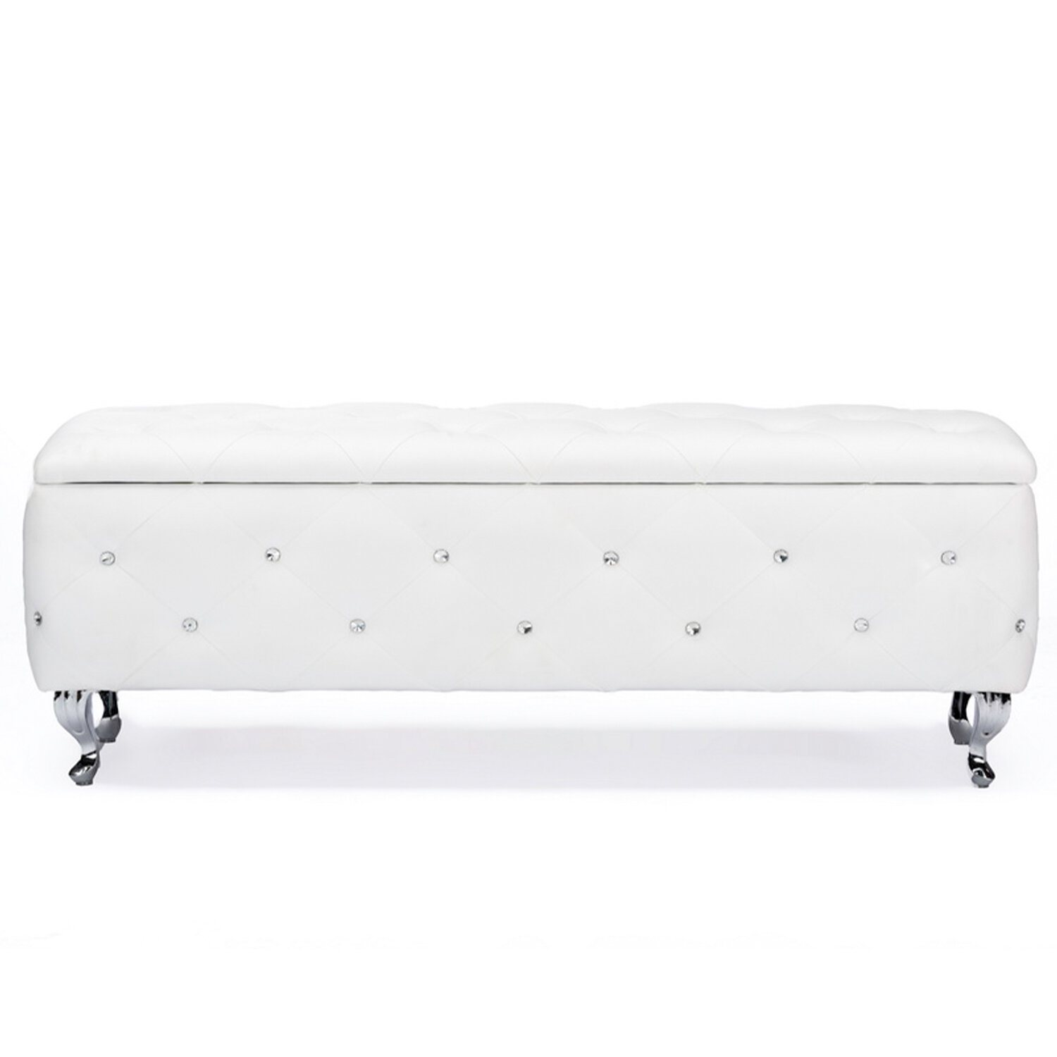 Rosdorf Park Soniya Faux Leather Upholstered Storage Bench | Wayfair