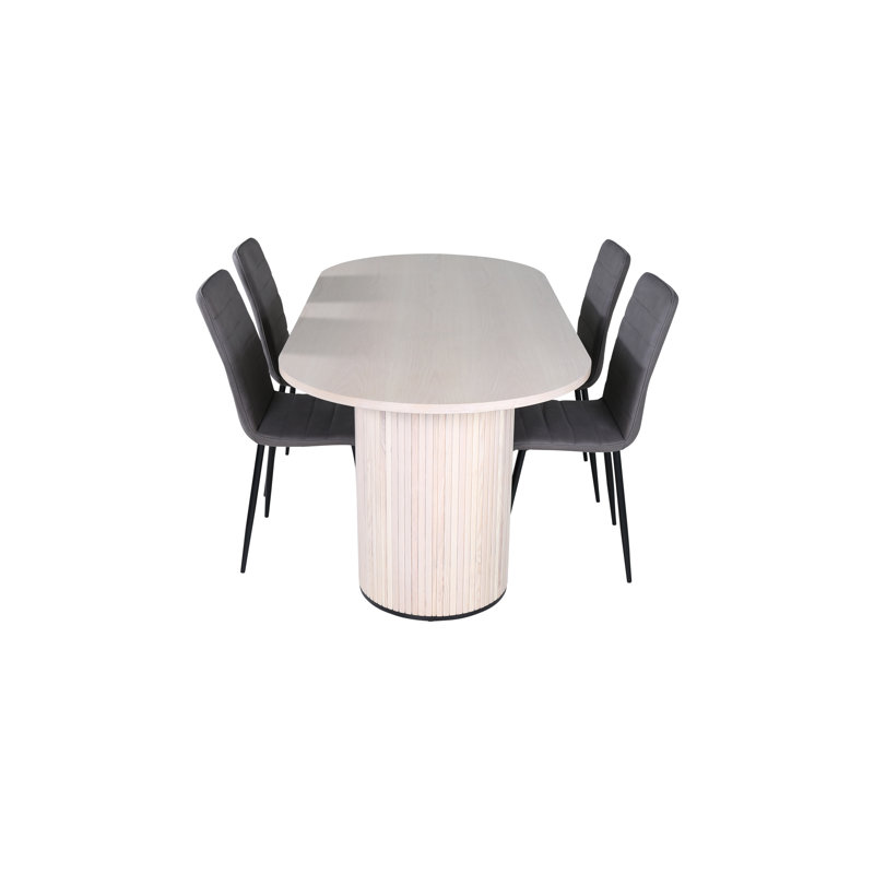 Bianca Dining Set, Grey