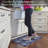 Highland Home Indigo Waves 30" x 20" Comfort Kitchen Mat