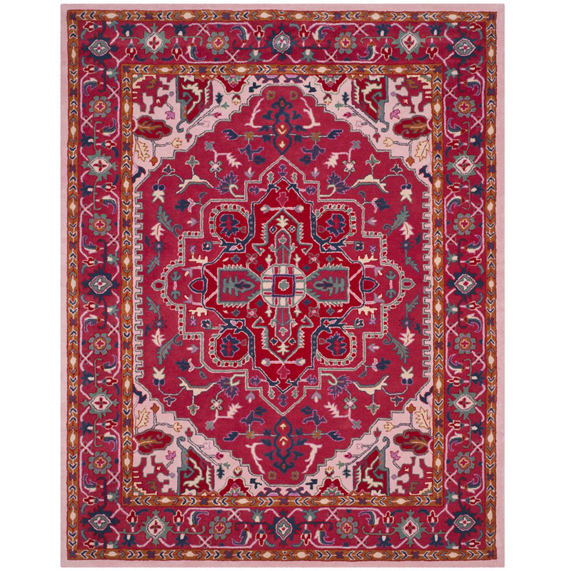 Tapis oriental en laine touffeté à la main Bellagio, Rond 5 pi