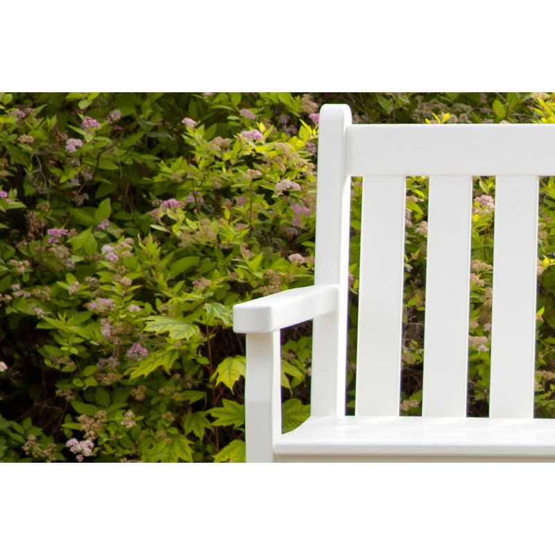 POLYWOOD Traditional Garden Arm Chair, White