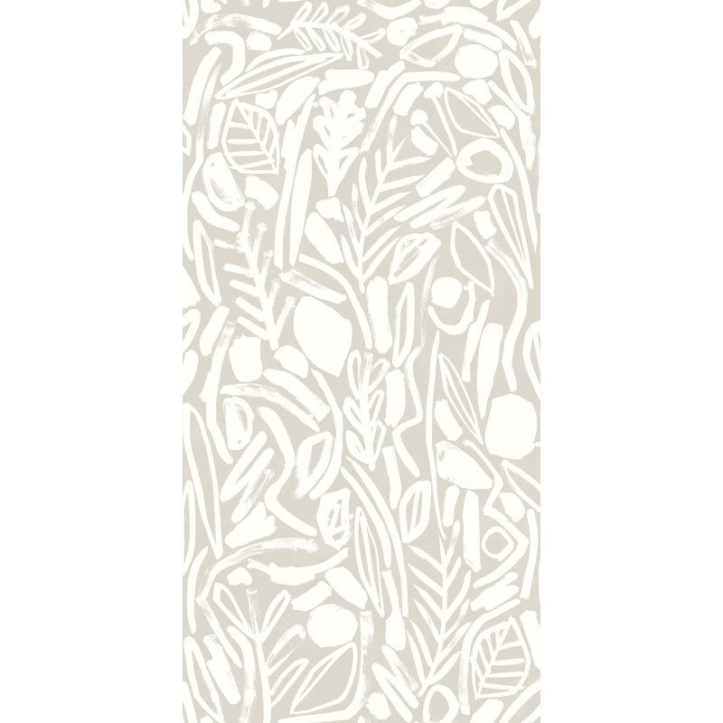 Rouleau de botanique piaf, gris