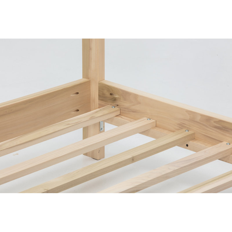 Khwaja Ozarks Solid Wood Kids House Bed, Twin