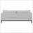 Light Grey Cushion Back Sofa With Pillows