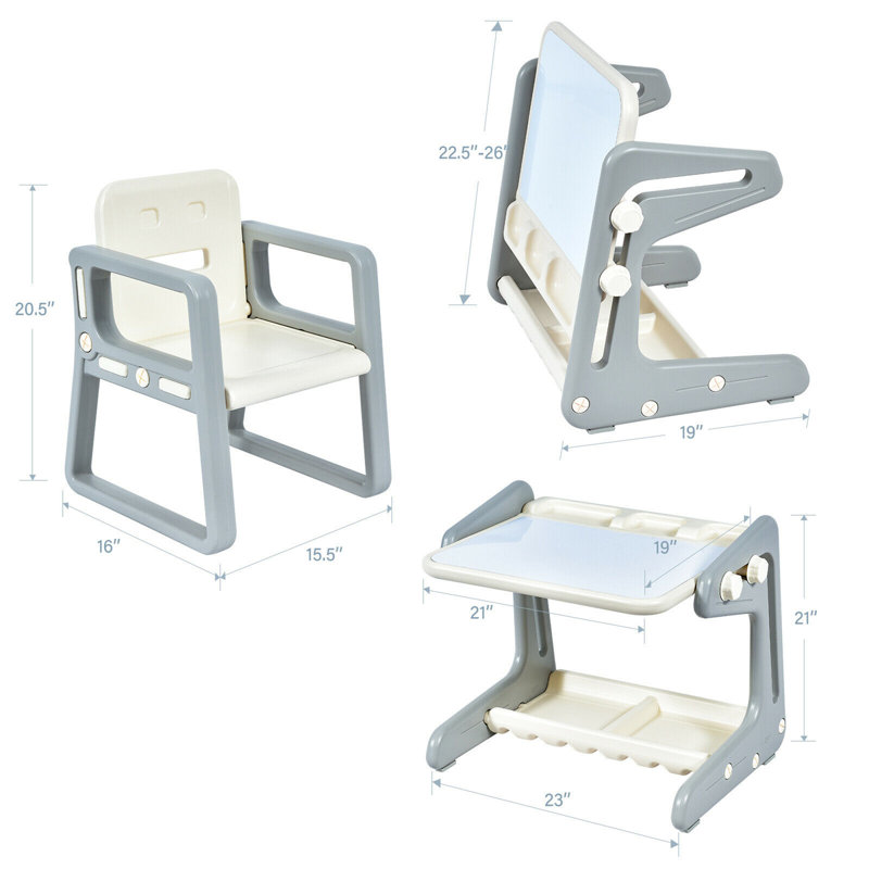 Ensemble de chevalet pour enfants 2 pièces