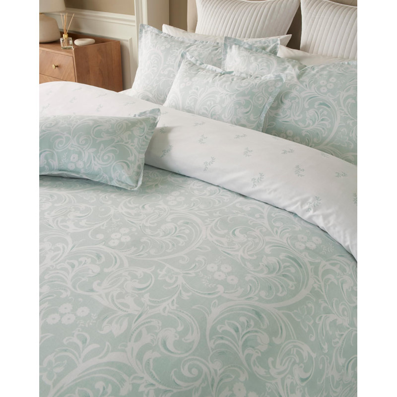 Ophella Duck Egg Duvet Cover Set Superking