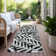 Malek Washable Floral Indoor / Outdoor Rug