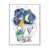 Toile avec cadre flottant blanc