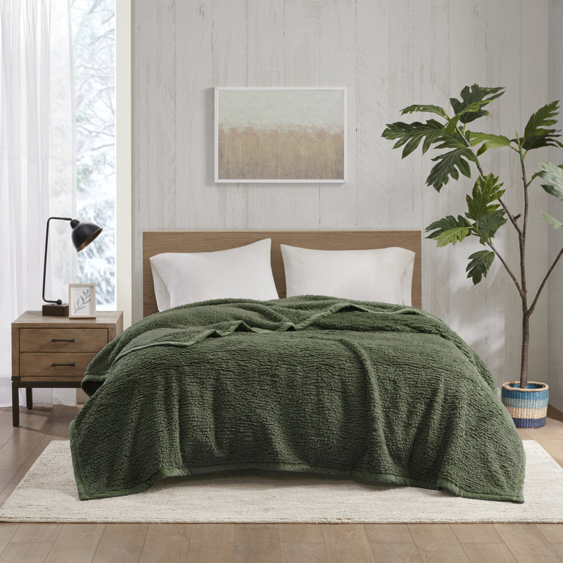 Couverture douce Burlington, Très grand, Vert