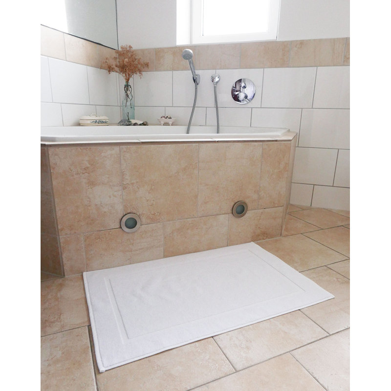 Bath Rug, White