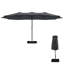 Parasol de marché 15 pi avec base-86773835