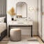 Miroir mural arqué en fer pour salle de bain et chambre à coucher-1011175143-1011175141