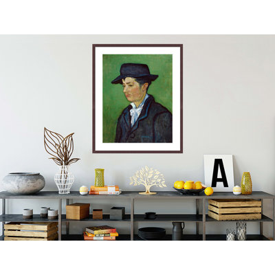 «Portrait of Armand Roulin» par Vincent van Gogh, impression giclée encadrée