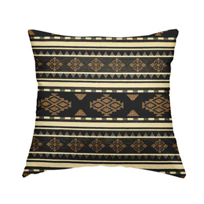 Clifton Striped Square Throw Cushion