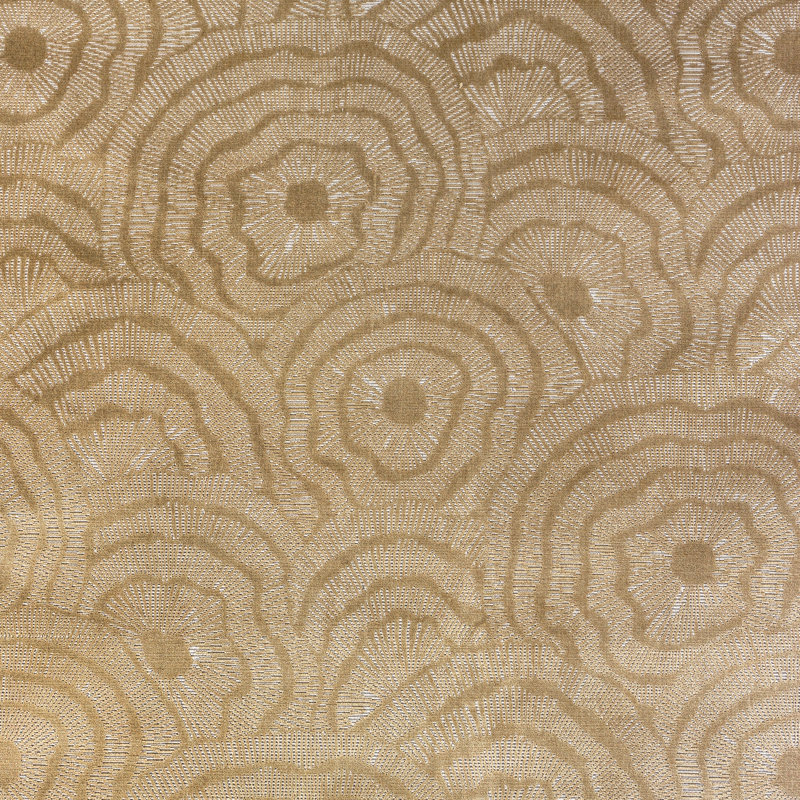 Trad Nouveau Panache Velvet Fabric, Gold