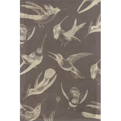 Bird Pattern III - Wrapped Canvas Painting