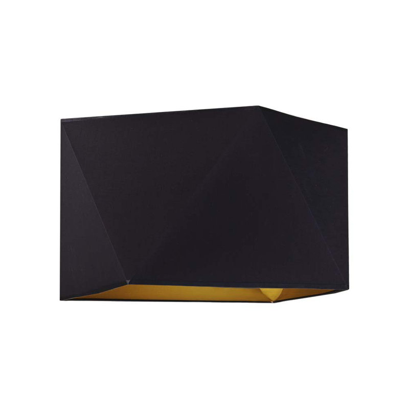Glenville Fabric Flush Mount, Black