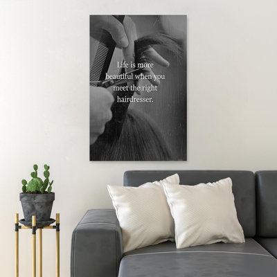 «Value N'applique pas», impression sur toile tendue