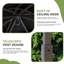 Pavillon de jardin à deux niveaux avec murs grillagés grillagés-63281101-90708288