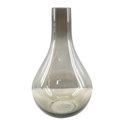Tergel Long Neck 10" Handblown Glass Vase