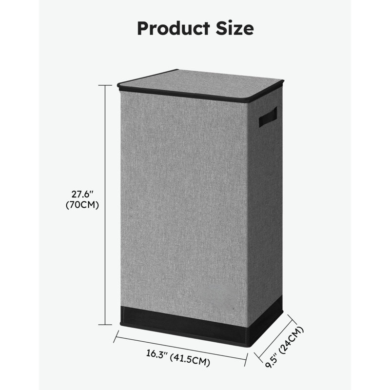 Polyester Laundry Room Organiser, Grey
