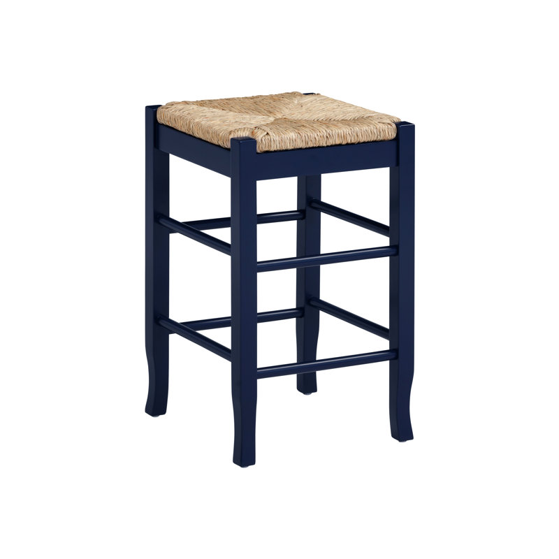 Miltonsburg Bar & Counter Stool, Counter Stool (24.5" Seat Height), Navy Blue