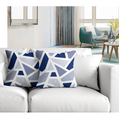 Marion Abstract Indoor/Outdoor Square Pillow