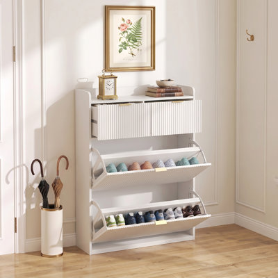 10 Pair Shoe Storage Cabinet