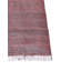Tapis rouge en coton tissé à plat à la main Strattenburg-553100945