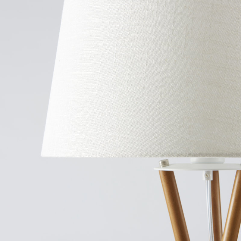 Lampe trépied 61 po Dejong, Beige