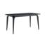 Modern Sintered Stone Dining Table With Rounded Corners And Accents