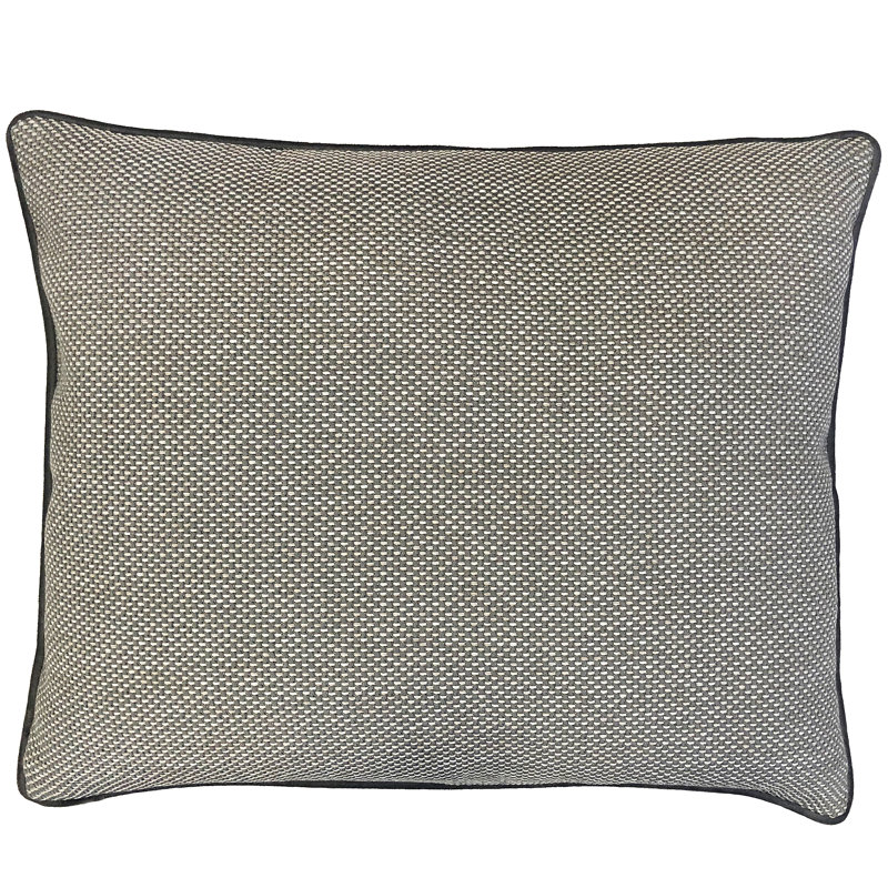 Marino Lumbar Pillow Cover & Insert, Gray