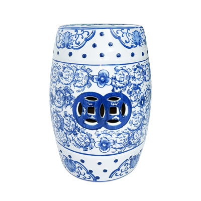 Chinese style ceramic stool