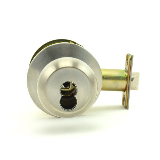 Keyed Door Knob, Satin Stainless Steel