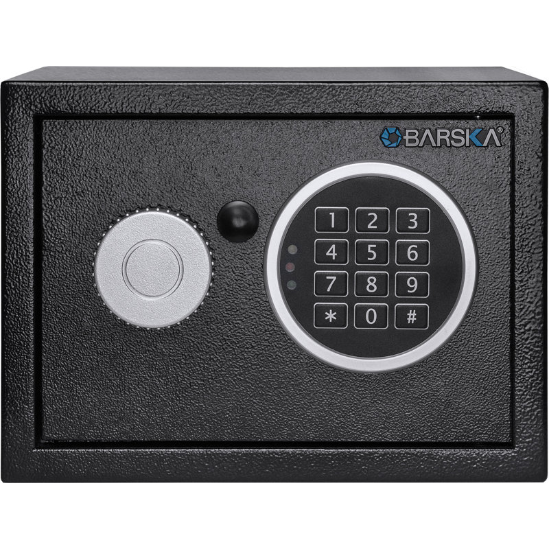 0.41 Cu. ft Digital Keypad Security Safe, 6.7" H x 9.1" W x 6.7" D