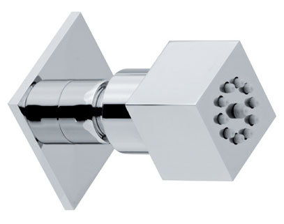 Super Rain Square Body Spray, Polished Chrome