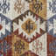 Tapis d'intérieur multicolore en polypropylène tissé à la main Raashi-568180060
