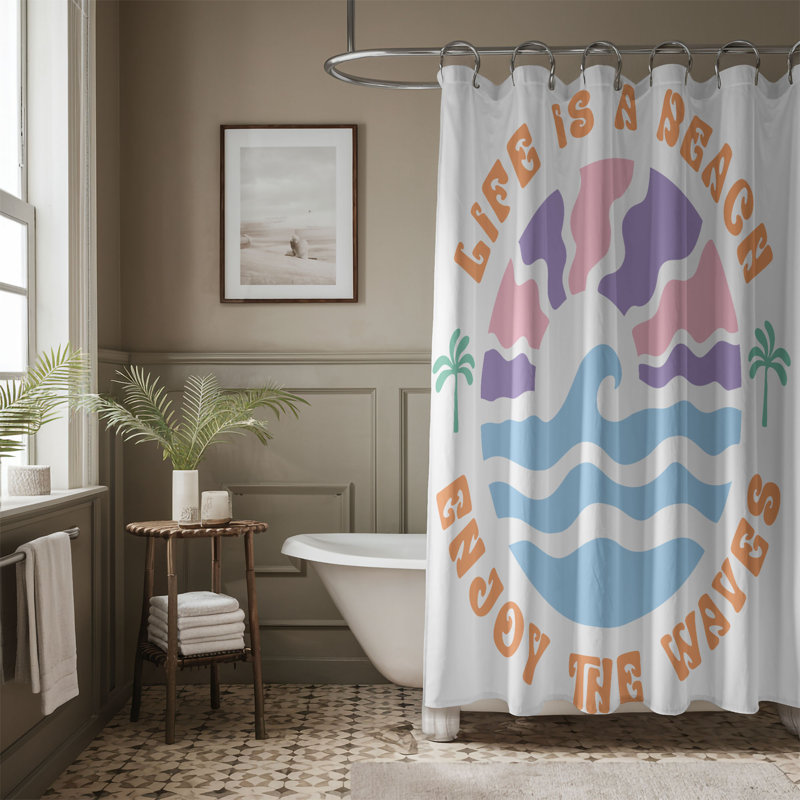 Gulam Shower Curtain, H 74 po x l 71 po
