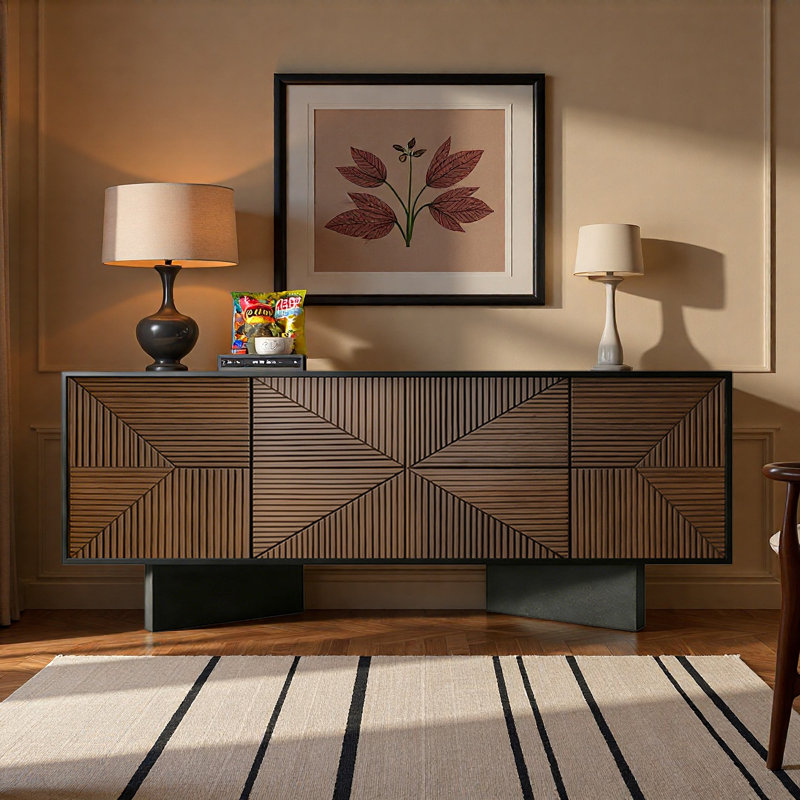 Buffet haut de gamme à grande capacité, H 35,43 po x l 70,87 po x P 15,75 po