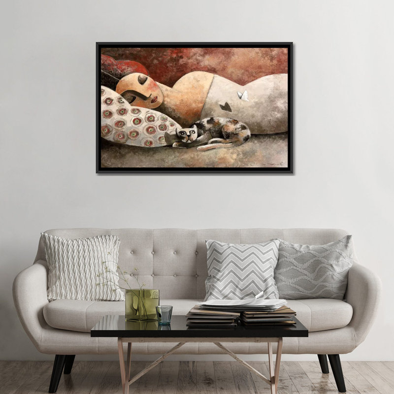 «The Invader» par Didier Laurenco - reproduction sur toile tendue, H 40 po x l 60 po x P 1,5 po, Pas de tapis