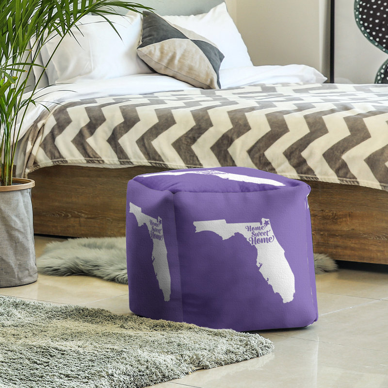 Repose-pieds à cubes jacksonville the home, Mauve
