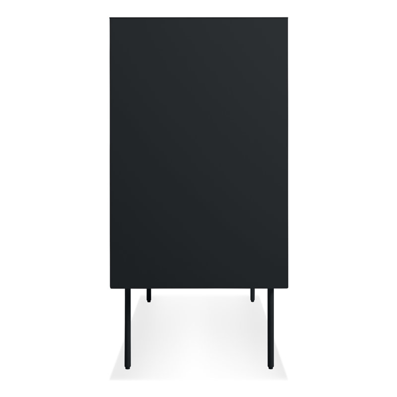 Clad 6 - Drawer Dresser, Oblivion/Walnut